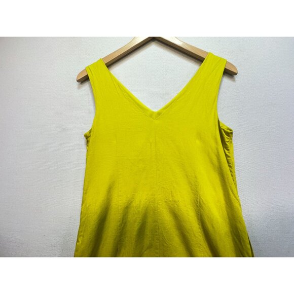 Ophelia Roe Womens Shift Tank Dress Size S Yellow Sleeveless Casual Summer Chic - Picture 11 of 11
